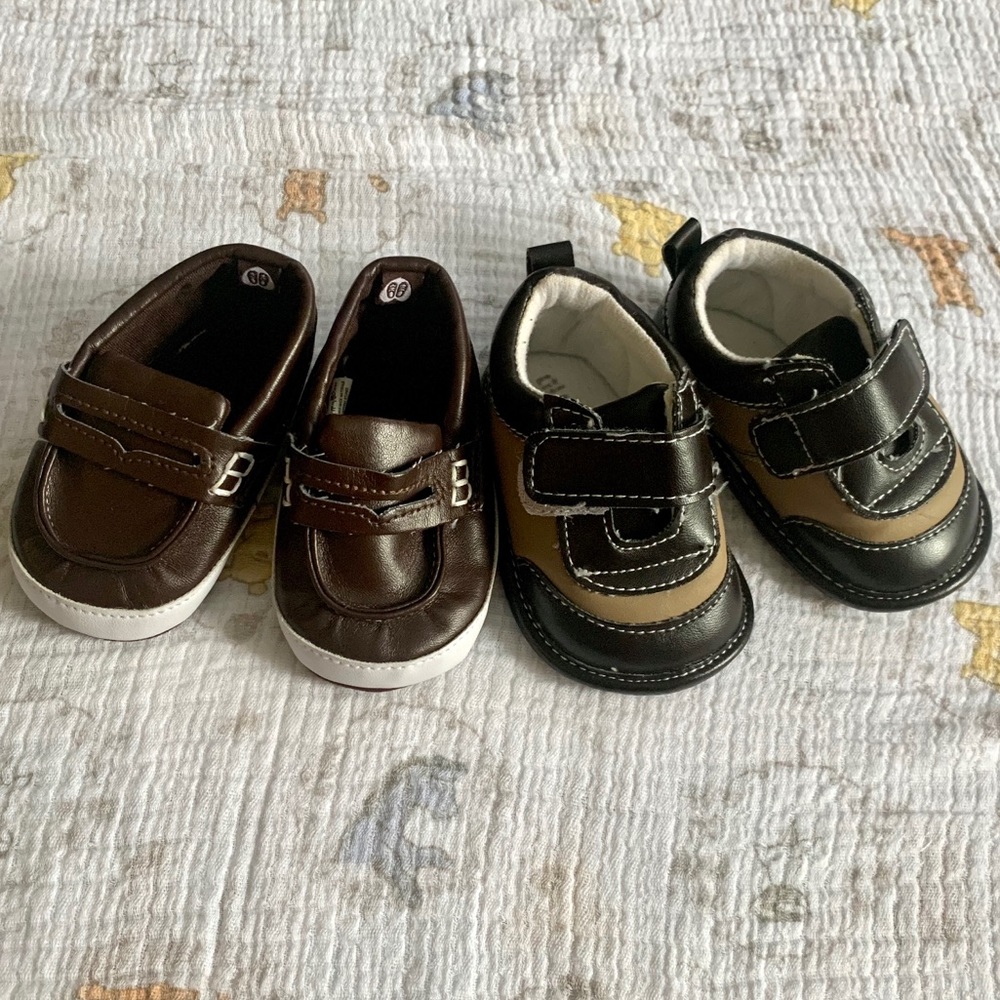 $6 - Little Me + Stepping Stones Baby Shoes